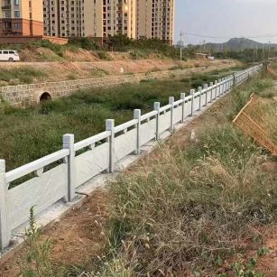 锦州 白麻河道栏杆效果展示图