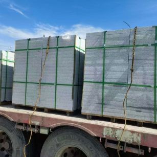 锦州 芝麻白花岗岩地铺石装车日常