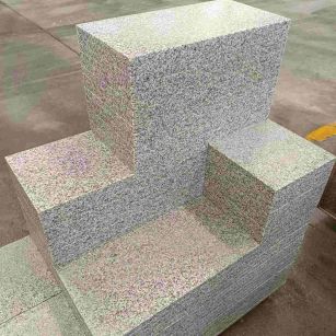 锦州 白麻花岗岩荔枝面地铺石