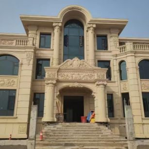 锦州 黄金麻花岗岩别墅外墙干挂