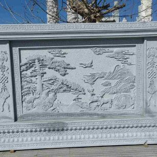 锦州 芝麻白大型照壁，屏风，影壁