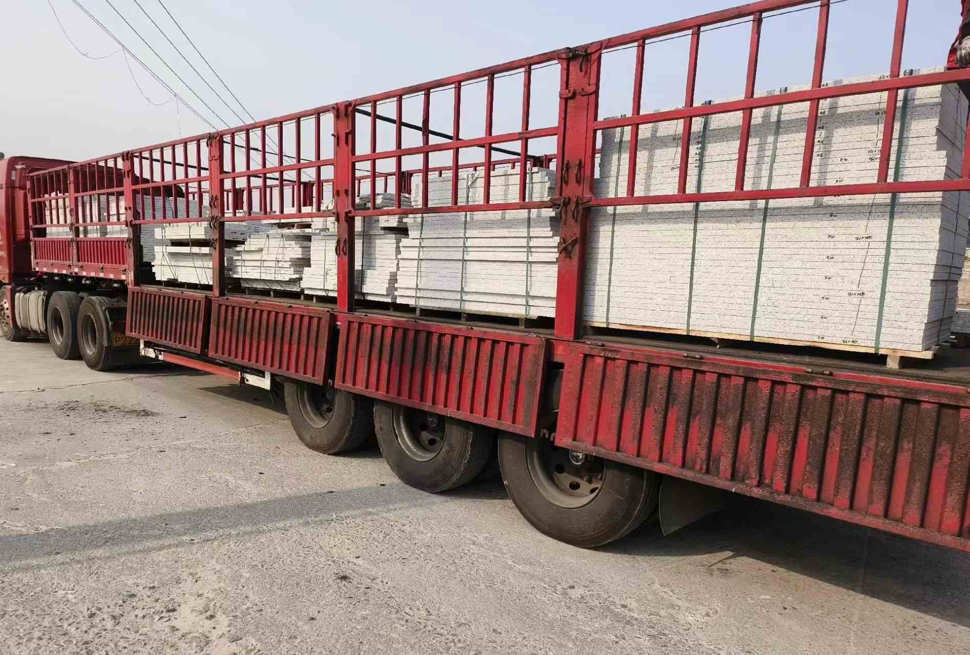 锦州 白麻荔枝面外墙干挂，工厂装车日常