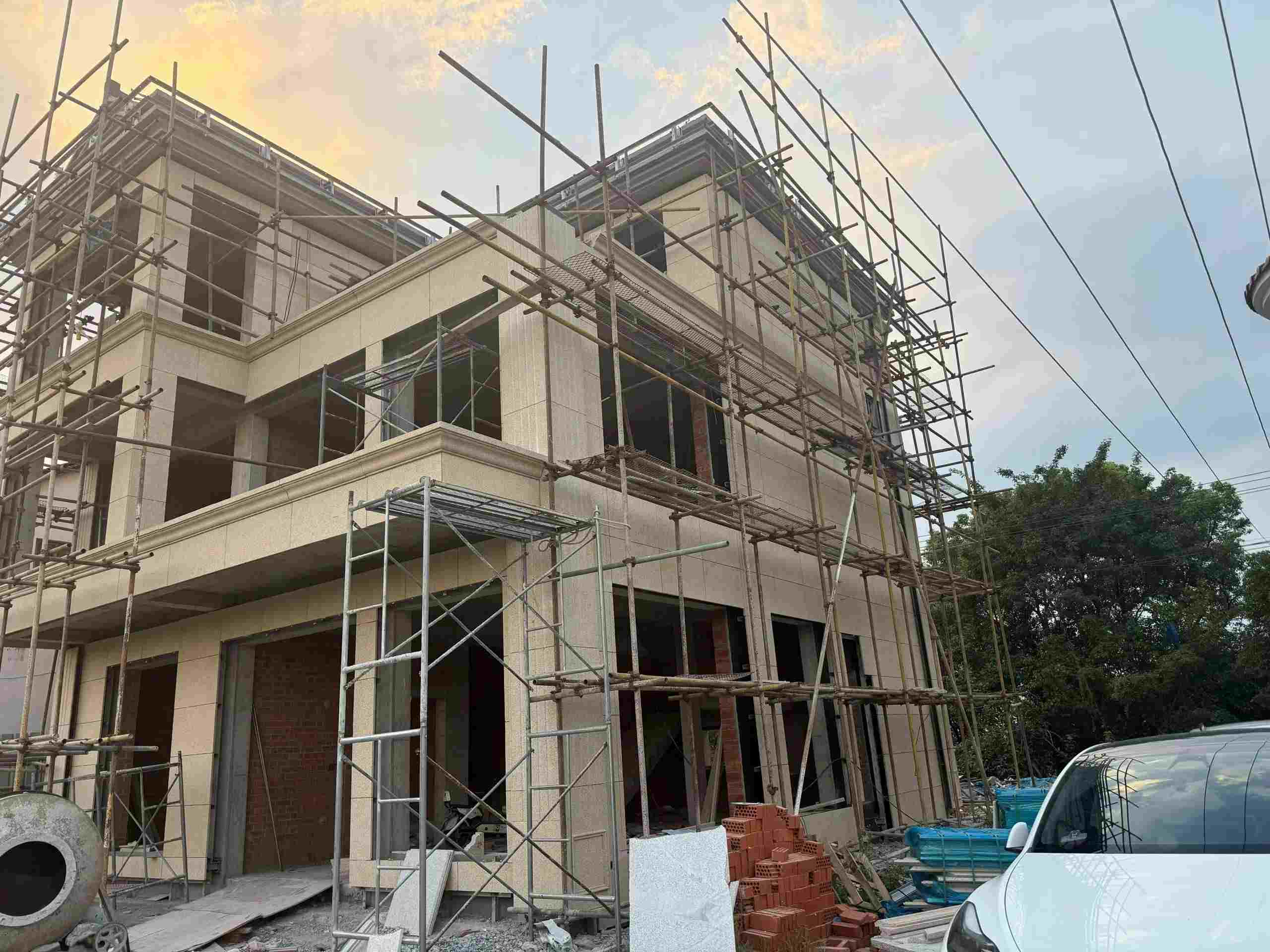 锦州 黄金麻荔枝面花岗岩外墙干挂