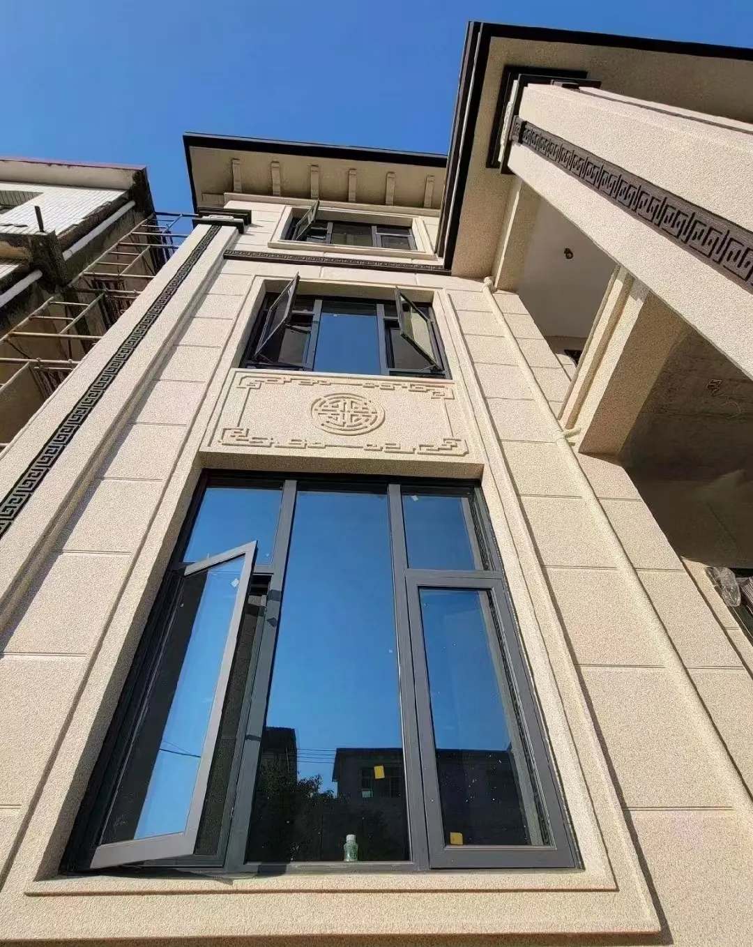 锦州 黄金麻荔枝面别墅外墙干挂效果展示