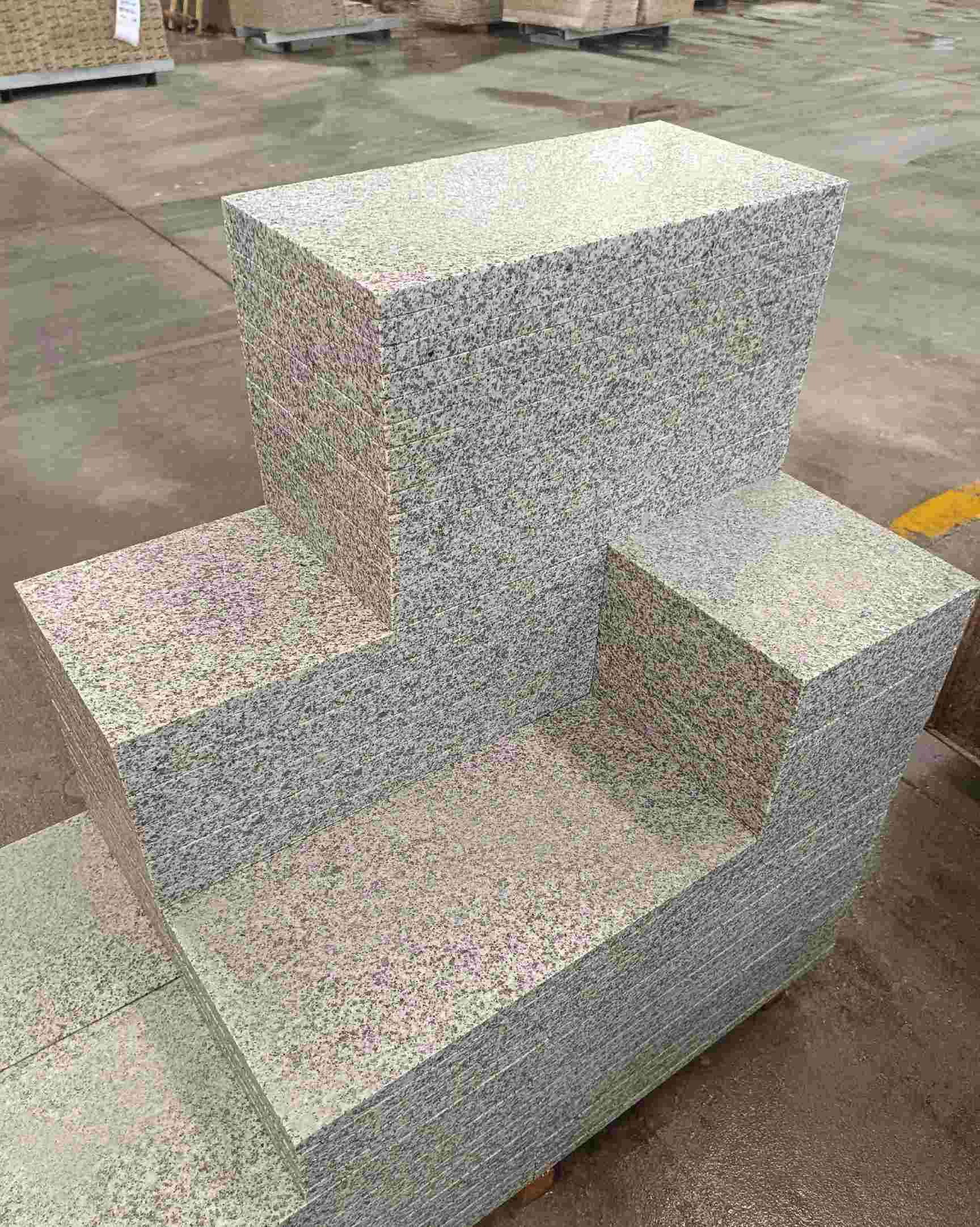 锦州 白麻花岗岩荔枝面地铺石