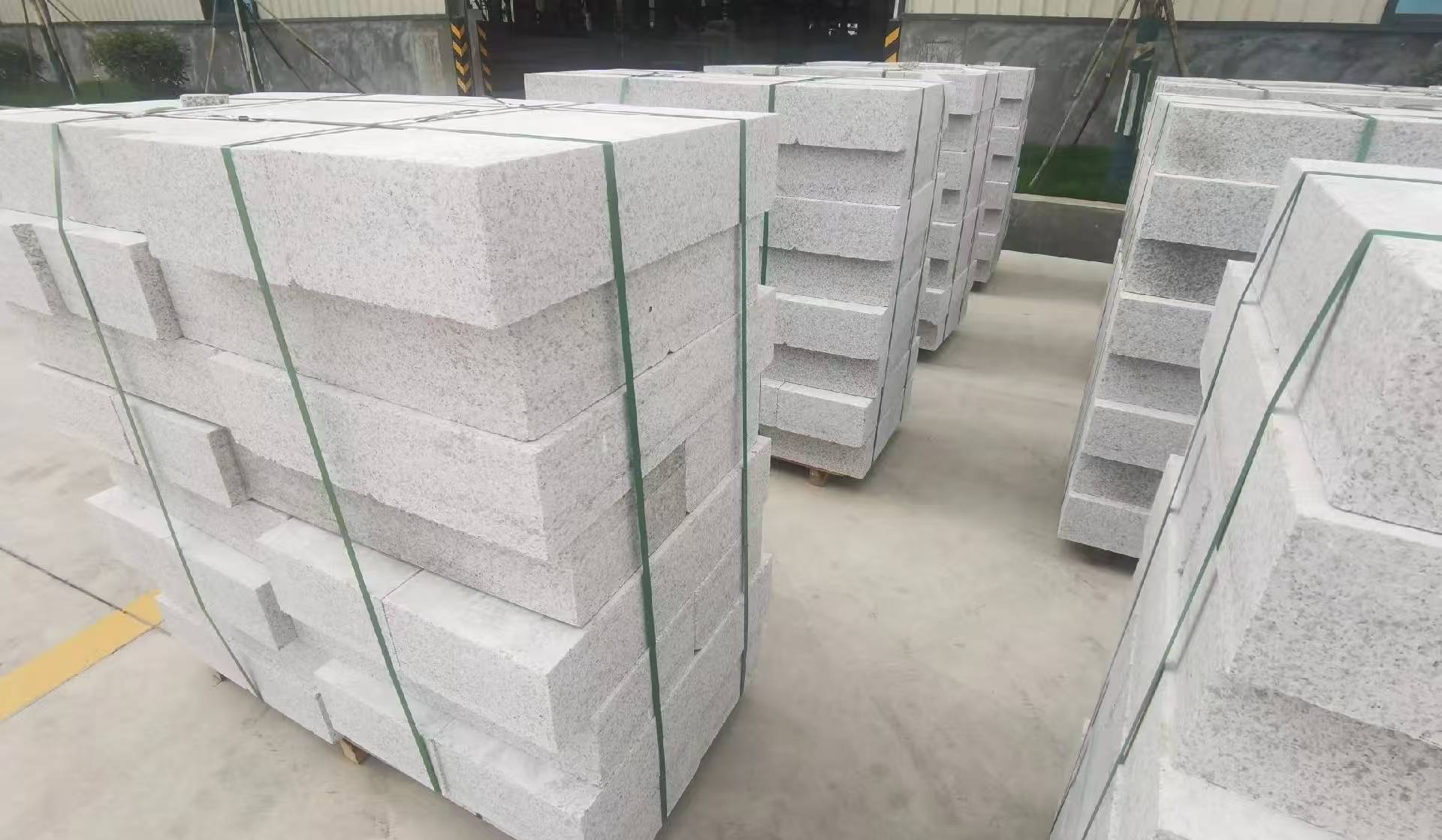 锦州 白麻花岗岩路沿石，立缘石，平缘石，路牙石，道牙石，马路牙子等